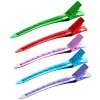 Stainless steel electroplated duckbill clips, color hair straighteners, steel clips, one-line zoned positioning clips, hair curls, hand-pushed corrugated clips Item Picture